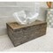 Rustic Farmhouse Reclaimed Wood Decorative 9" x 5.25" Rectangular Tissue Box Cover